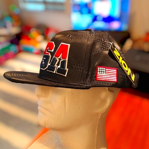 Zion Midnight Navy U.S.A. 🇺🇸 Veteran Patriot Series Premium Snapback - Picture 2 of 3